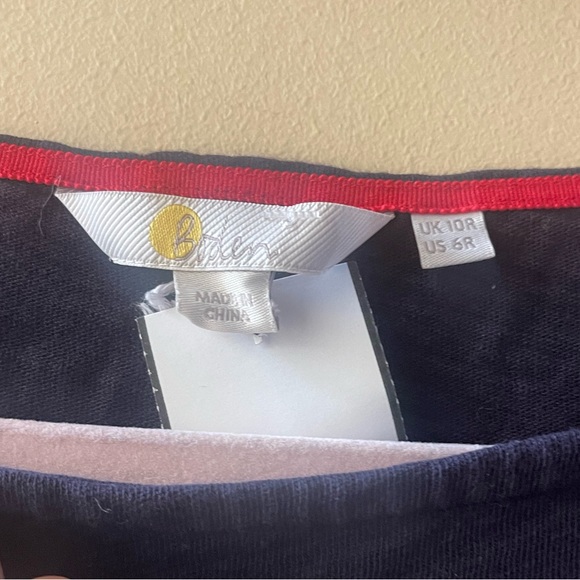 Boden navy cotton dress, US women’s 6 - Picture 7 of 8